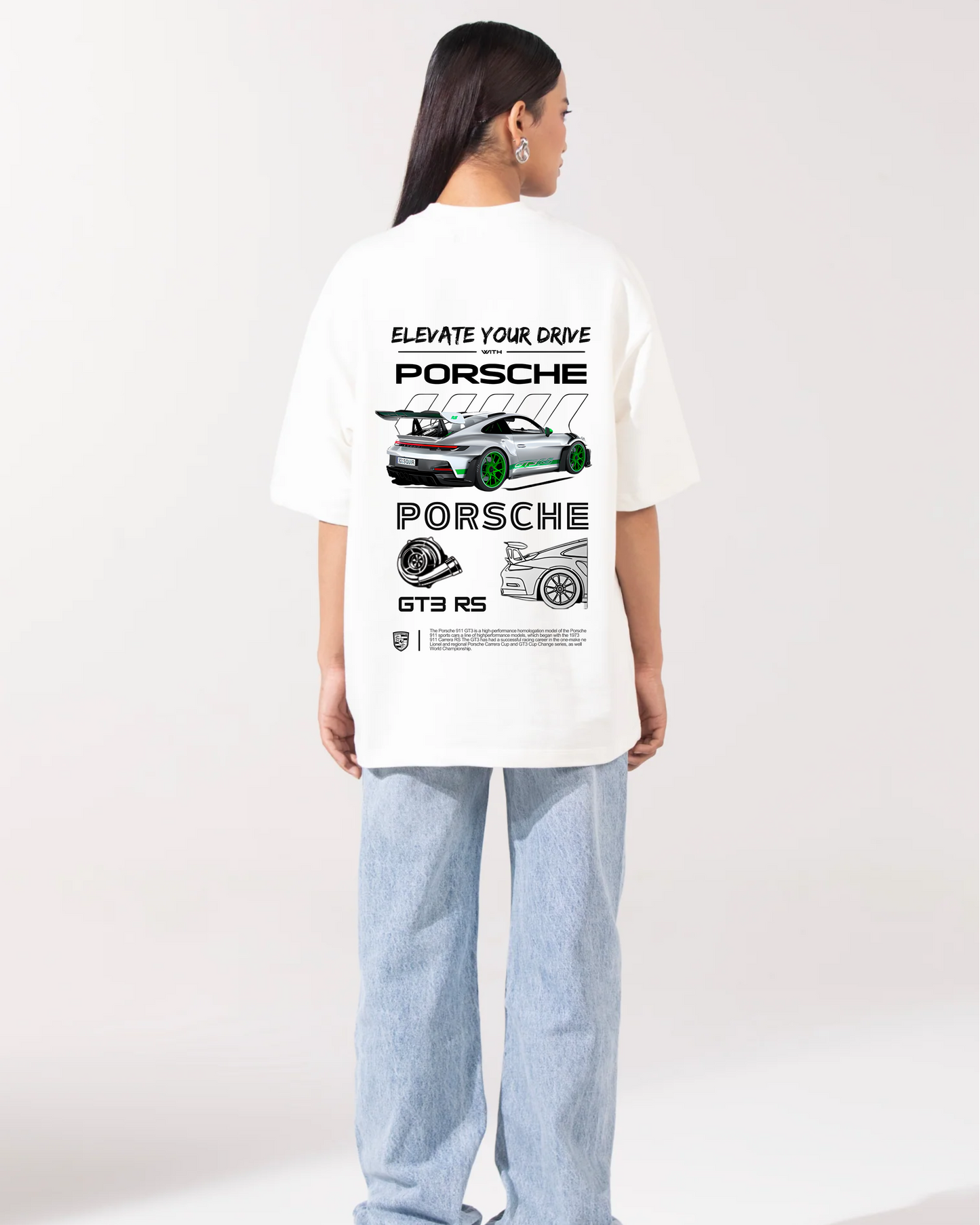 Porsche GT3 RS-Oversized T Shirt