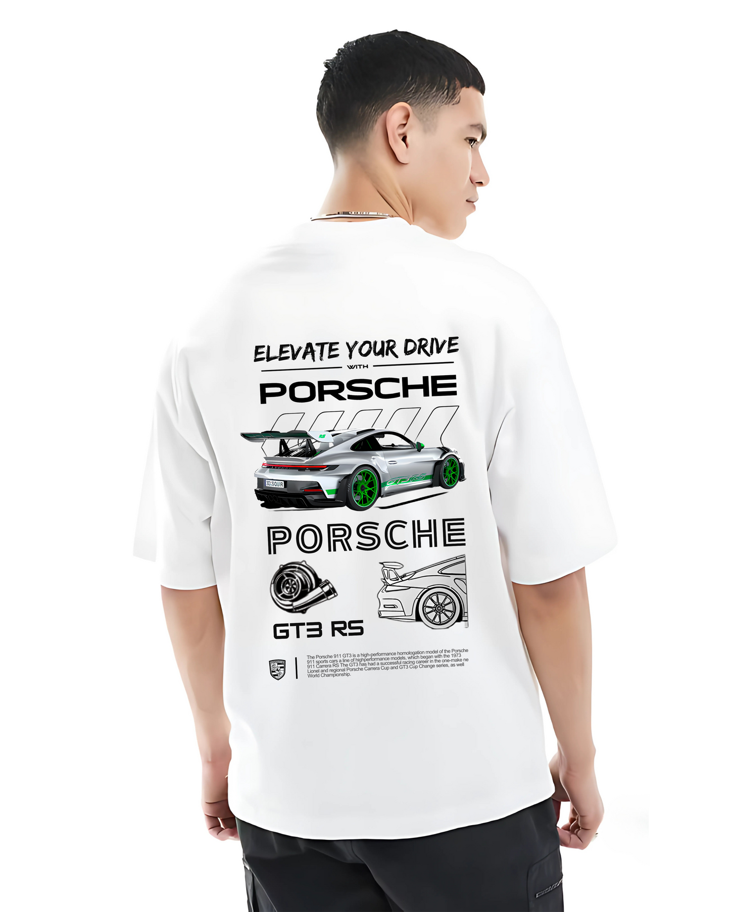 Porsche GT3 RS-Oversized T Shirt