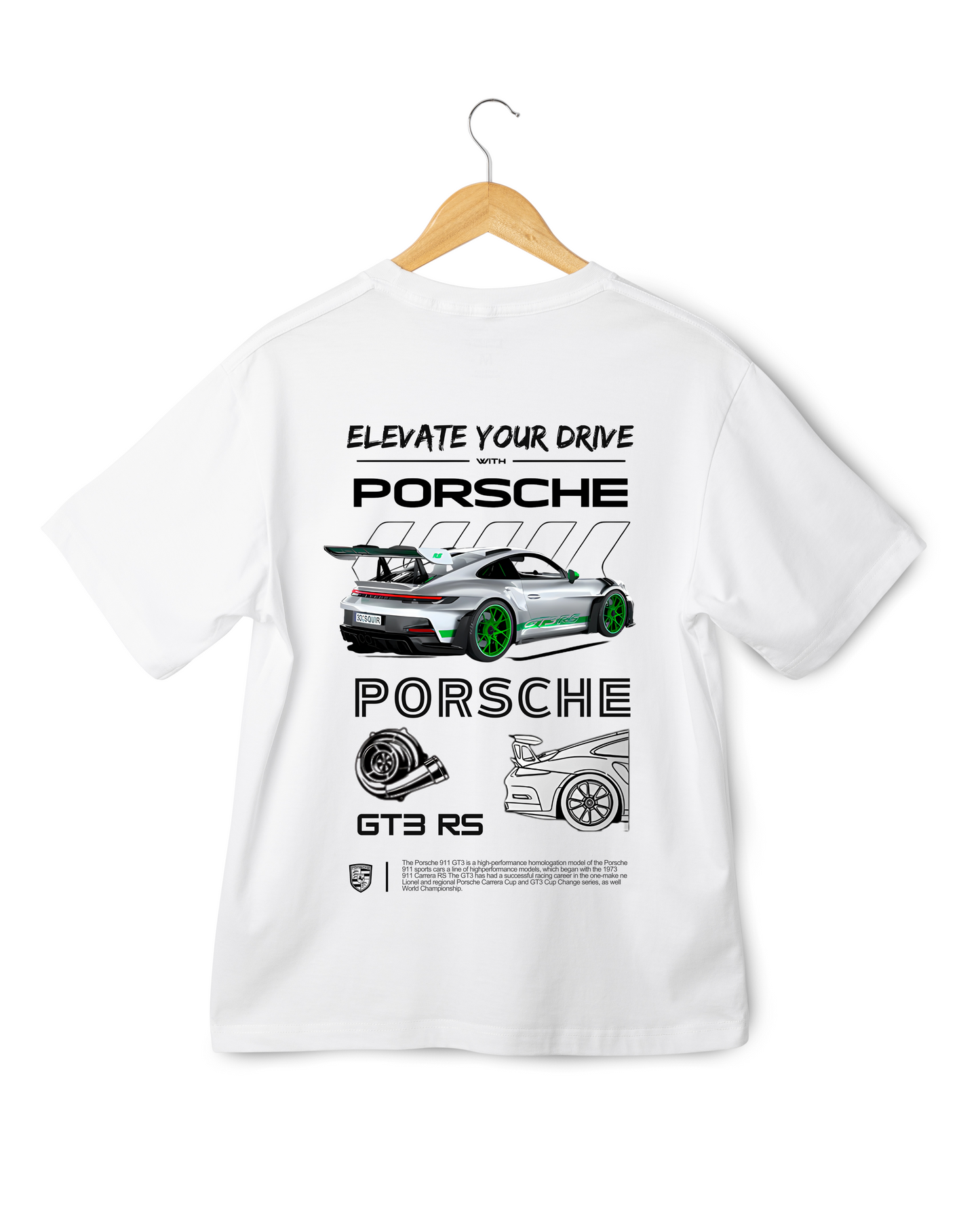 Porsche GT3 RS-Oversized T Shirt